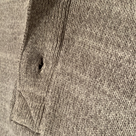 Men’s cotton Kolby sweater,  M crew with buttons sweater. - Picture 5 of 7